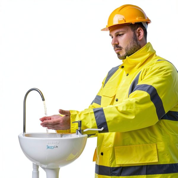 SereneLife Portable Sink Foot Pump Outdoor Handwashing-4