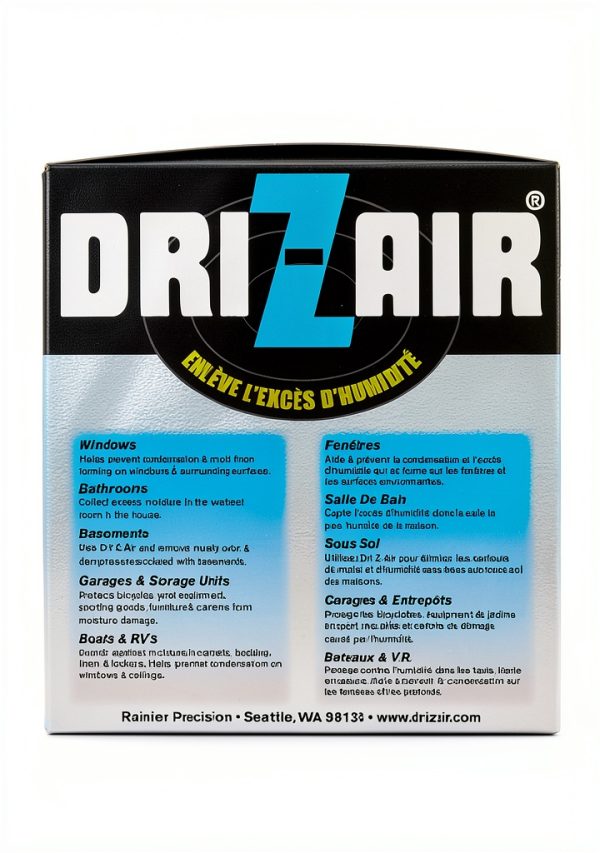 Dri Z Air Dehumidifier Unit - Black Plastic Moisture-4