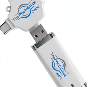 ThePhotoStick Omni 64GB USB Flash Drive White-0