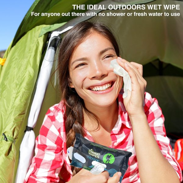 Combat Wipes Active Biodegradable Camping Wipes-6