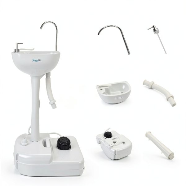 SereneLife Portable Sink Foot Pump Outdoor Handwashing-7