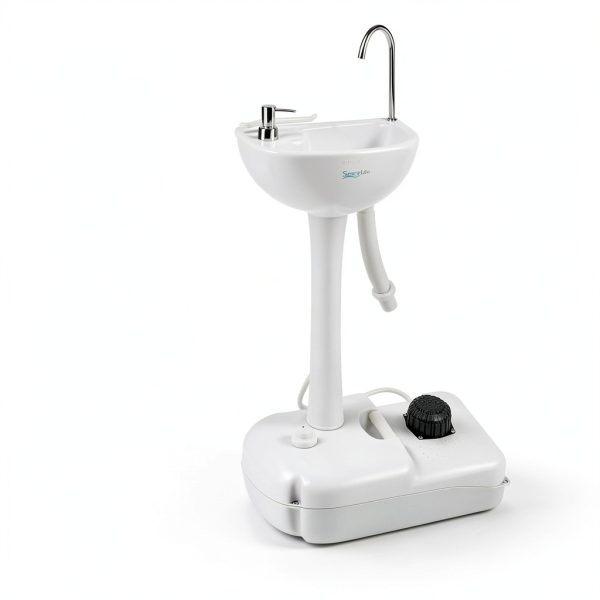 SereneLife Portable Sink Foot Pump Outdoor Handwashing-6