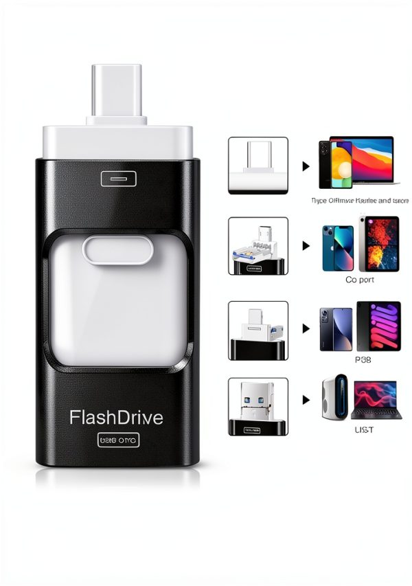 ZARMST 256GB USB C Flash Drive for Laptop Mobile Tablet-1