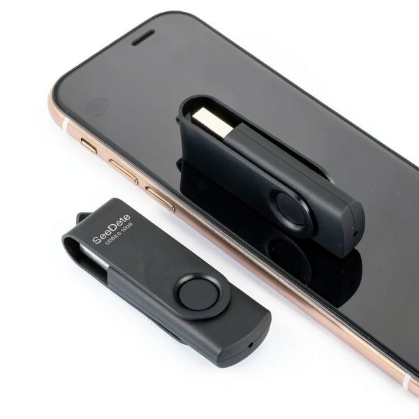 SeeDete 16GB USB Flash Drive Black-3