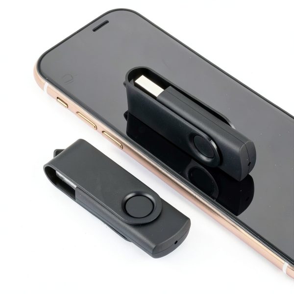 64GB USB Flash Drive SeeDete Metal Clip Design-3