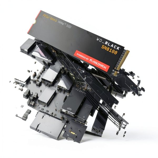 PCIe Gen5 NVMe SSD Sandisk WD_BLACK 2TB Black-1