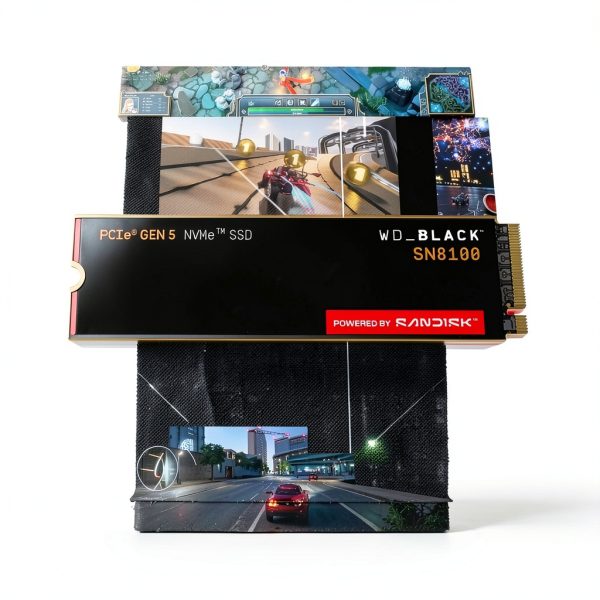 PCIe Gen5 NVMe SSD Sandisk WD_BLACK 2TB Black-9