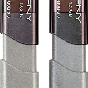 PNY Turbo Attaché 3 128GB USB 3.0 Flash Drive Silver-0