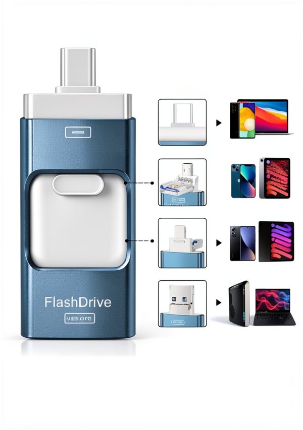 ZARMST USB-C Flash Drive 128GB Aluminum Design-1