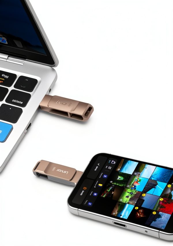 Lexar USB Flash Drives Titanium Grey 128GB-3