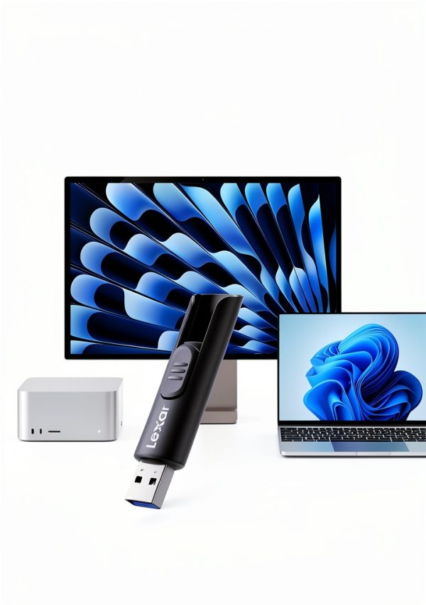 Lexar USB Flash Drives 32GB Black Portable-4