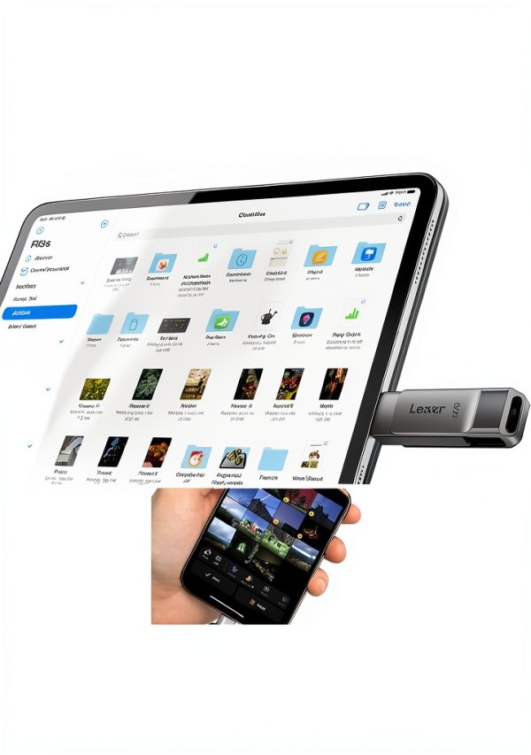 Lexar USB Flash Drives Titanium Grey 128GB-7