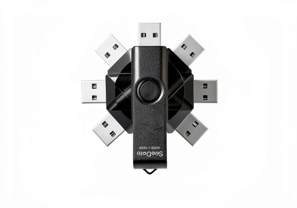 SeeDete 16GB USB Flash Drive Black-2