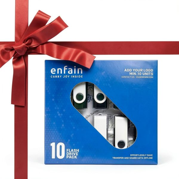 Enfain 16GB USB Flash Drive Black-5