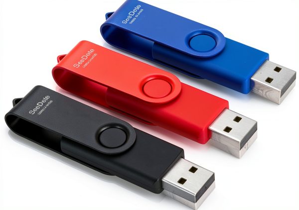 64GB USB Flash Drive SeeDete Metal Clip Design-0