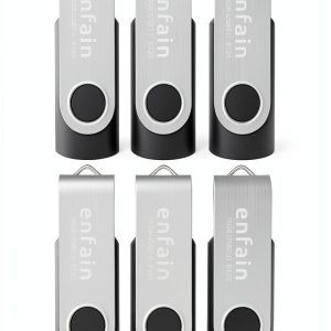 Enfain 16GB USB Flash Drive Black-0