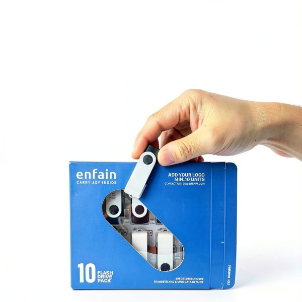 Enfain 16GB USB Flash Drive Black-6