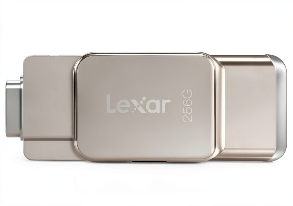 Lexar 256GB USB Flash Drive Champagne Silver-7