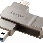 Lexar 256GB USB Flash Drive Champagne Silver-0