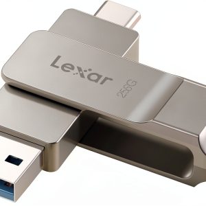 Lexar 256GB USB Flash Drive Champagne Silver-0