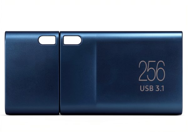 Samsung USB-C Flash Drive 256GB Blue Compact 400MB/s Read Speed-1
