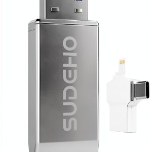 iPhone Flash Drive SUDEHO SUD029 MFi Certified 256GB Silver-0