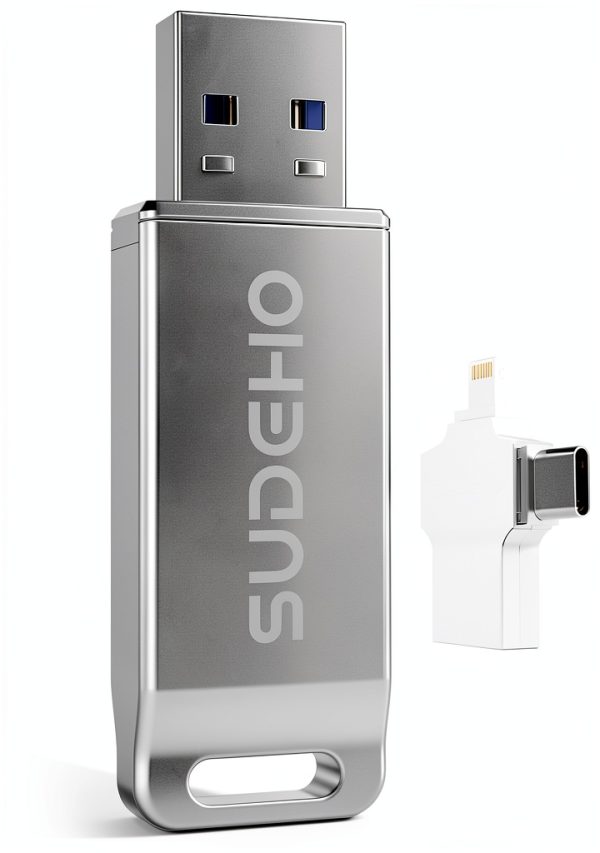 iPhone Flash Drive SUDEHO SUD029 MFi Certified 256GB Silver-0