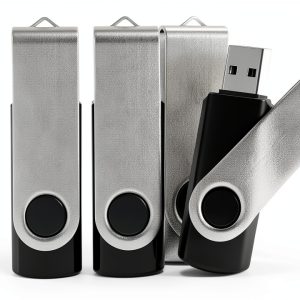 MECHEER USB Flash Drive 8GB 10 Pack Black Swivel Design-0