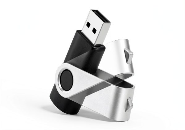 MECHEER USB Flash Drive 8GB 10 Pack Black Swivel Design-2