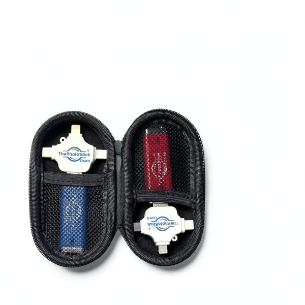 ThePhotoStick Omni 256GB USB Flash Drive Blue Gray Multi‑Device-6