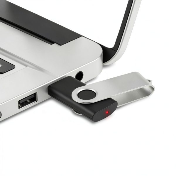 MECHEER USB Flash Drive 8GB 10 Pack Black Swivel Design-3