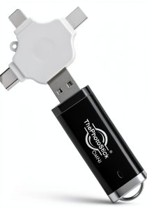ThePhotoStick Omni 128GB USB Flash Drive Black – Automatic Photo-0