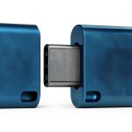 Samsung USB-C Flash Drive 256GB Blue Compact 400MB/s Read Speed-0