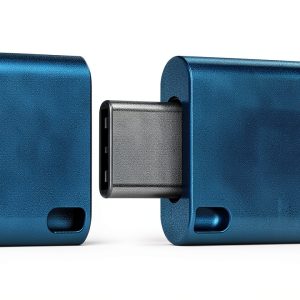 Samsung USB-C Flash Drive 256GB Blue Compact 400MB/s Read Speed-0