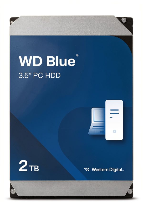 WD Blue 2TB 7200RPM SATA Internal Hard Drive Model WD20EZBX-0