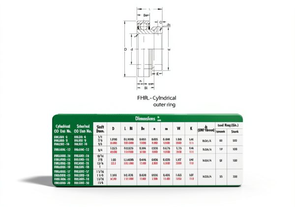 Peer Bearing Insert Bearing FHRL6006-19 – Narrow Inner Ring, Single-1
