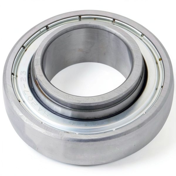 [2-Pack] SA207-23 - Insert Bearing - 1-7/16 in Bore - 2.835 in Outer Diameter - 1.531 in Width - 0.669 in Outer Ring Width - Eccentric Mounting Collar, Non-Relubricable-2