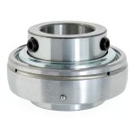 MAPLE ACE UC210-32 Insert Bearing 2" Bore, Spherical OD, R3 Triple Lip Seal with Set Screws and Lubrication Hole-0