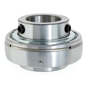 MAPLE ACE UC210-32 Insert Bearing 2" Bore, Spherical OD, R3 Triple Lip Seal with Set Screws and Lubrication Hole-0