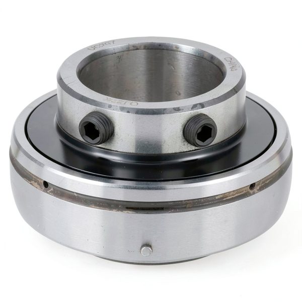 UC207 Insert Bearing QJZ – 1-3/8 in Bore, Double Sealed, Relubricable-2