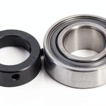 Timken RA100RRB AG Beveled Narrow Inner Ring Ball Bearing Insert with Eccentric Lock-0