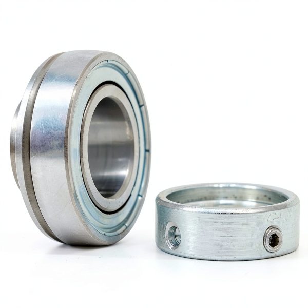 MAPLE ACE SA209-28 Insert Bearing 1-3/4" Bore, Spherical OD with Eccentric Locking Collar and Lubrication Hole-2