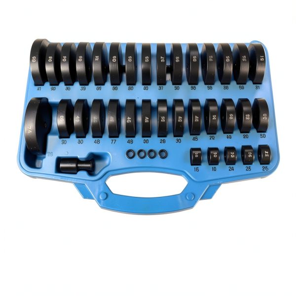 8MILELAKE 52 in 1 Custom Bushing Driver Tool Set Transmission Wheel Axle Bearing Race and Seal Installer 18-65mm & 74mm Bush Removal Puller Bearing Press Tool Kit-1