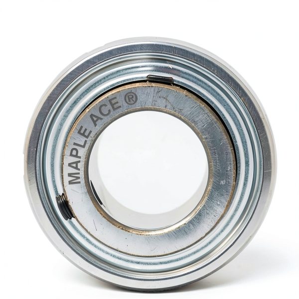 MAPLE ACE UC210-32 Insert Bearing 2" Bore, Spherical OD, R3 Triple Lip Seal with Set Screws and Lubrication Hole-4